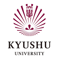 Logo of Kyushu University.